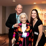 YWCA NYC ‘Woman of the Year’ Connie Tate, Chair of the YWCA World Service Council, Past Chair of the YWCA NYC, and longtime member of the National Board of the YWCA USA with son Randy Tate and granddaughter Kelsey Tate