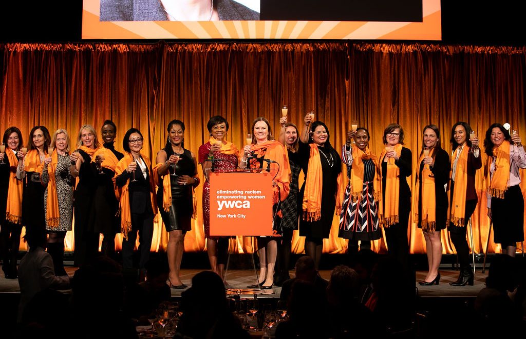 The new class of Academy of women Leaders is inducted at Cipriani 42nd Street.