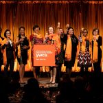 The new class of Academy of women Leaders is inducted at Cipriani 42nd Street.
